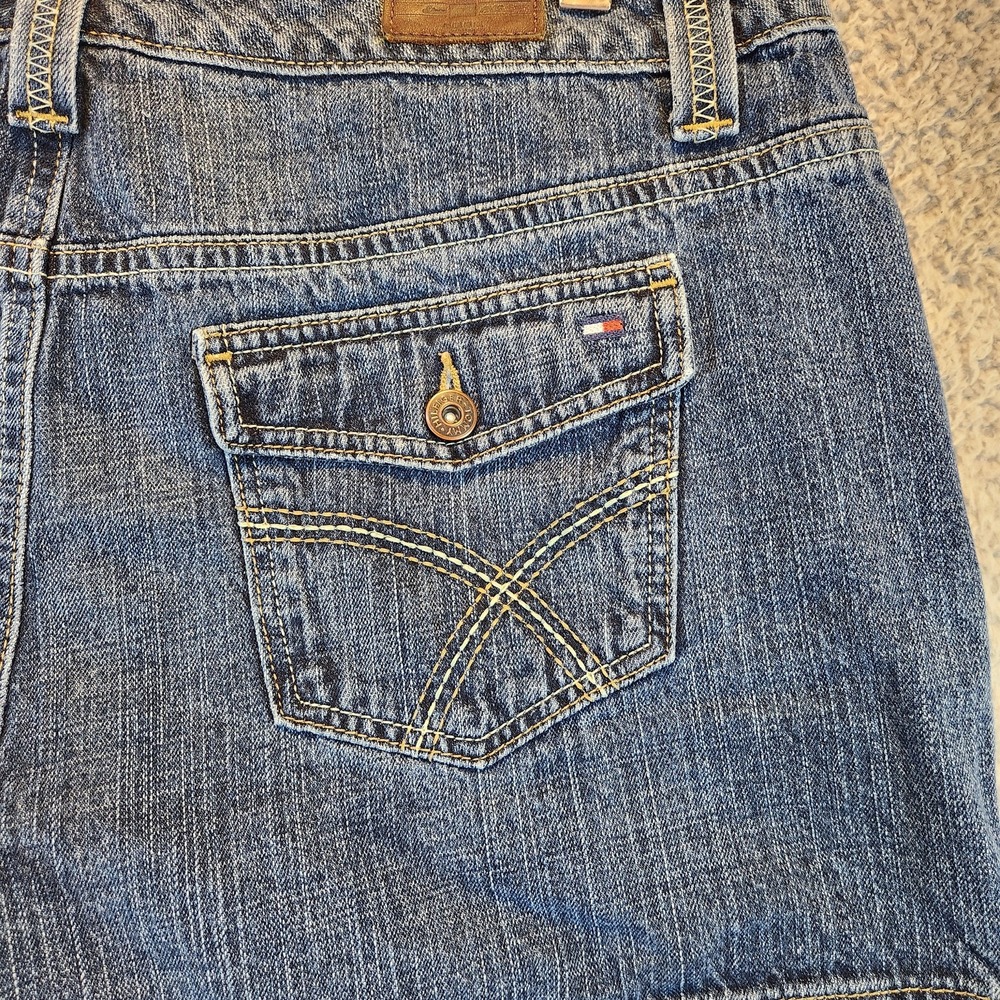 Tommy Hilfiger Blue Denim Jean Shorts - Picture 6 of 13